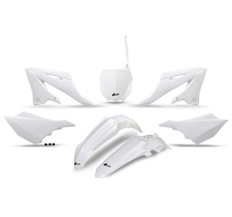 Kit plastiques UFO Blanc pour Yamaha YZ 125 / 250 – 2022 à 2025