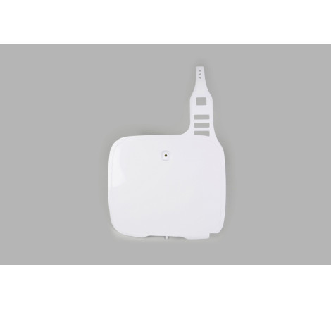 Plaque numéro frontale UFO blanc 125/250/490 YZ