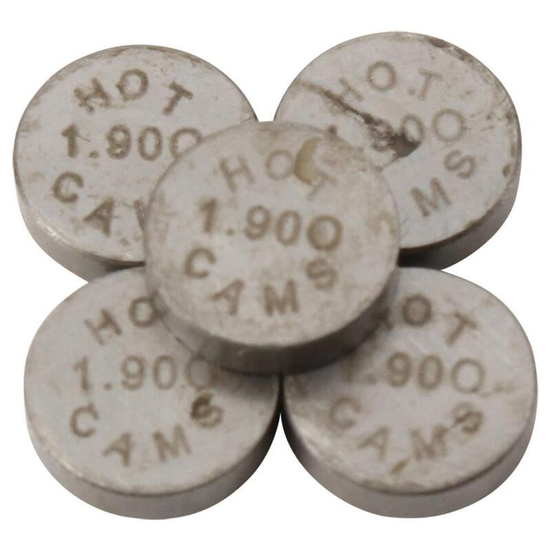 Pastilles de soupape HOT CAMS Ø7,48x1,90mm - jeu de 5