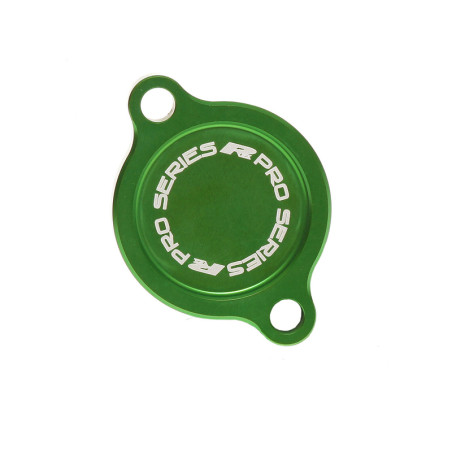 Couvercle de filtre à huile RFX Pro (Vert) - Kawasaki KXF250