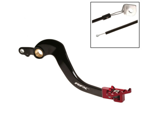 Levier de frein arrière RFX Pro FT (Noir/Rouge) - Honda CRFX450