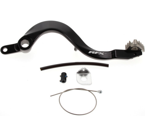 Levier de frein arrière RFX Pro ST (Anodisé dur noir / Anodisé dur Titane) - Kawasaki KXF450
