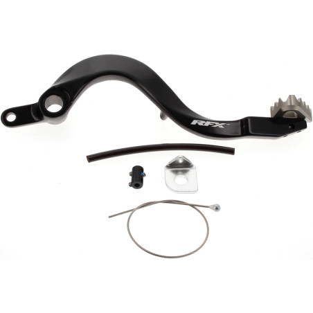 Levier de frein arrière RFX Pro ST (Anodisé dur noir / Anodisé dur Titane) - Kawasaki KXF450