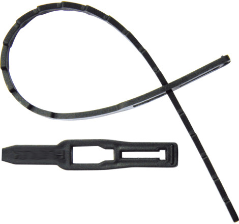 Colliers nylon à épis BIHR 173x5,1mm 20 pièces