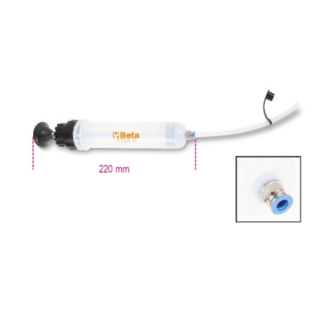 Seringue à huile BETA 200ml polypropylène