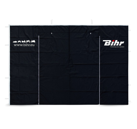 Panneau de porte amovible BIHR tonnelle de paddock Home Track 3x3m (réf. 980126) porte à fermeture éclair