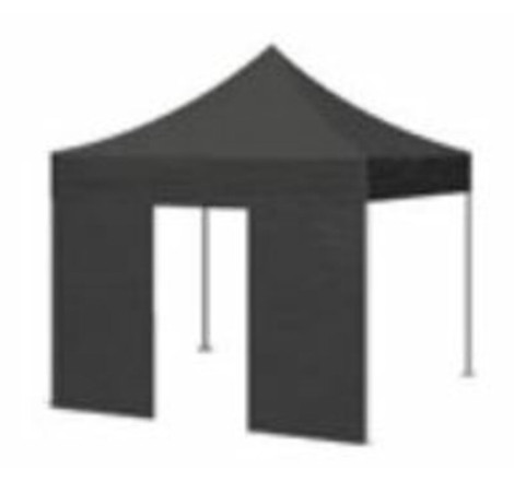 Panneau de porte amovible  BIHR tonnelle de paddock Home Track 4.5x3m (réf. 980241) avec porte à fermeture éclair