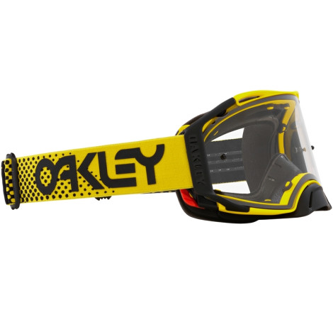 Masque OAKLEY Airbrake MX Moto Yellow B1B – écran clair