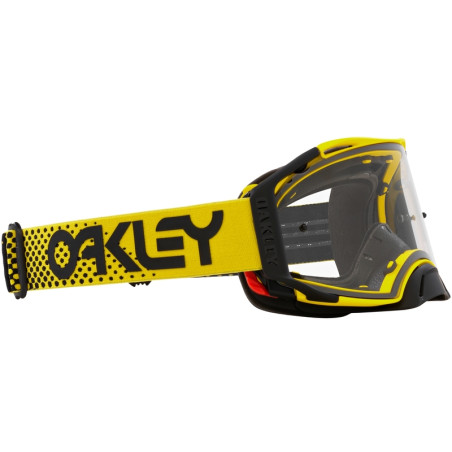 Masque OAKLEY Airbrake MX Moto Yellow B1B – écran clair