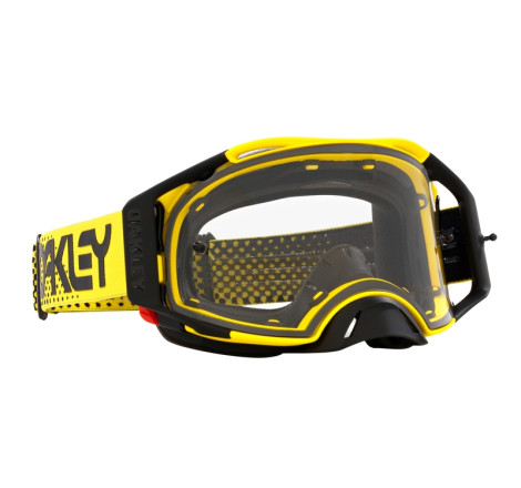 Masque OAKLEY Airbrake MX Moto Yellow B1B – écran clair