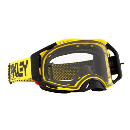Masque OAKLEY Airbrake MX Moto Yellow B1B – écran clair