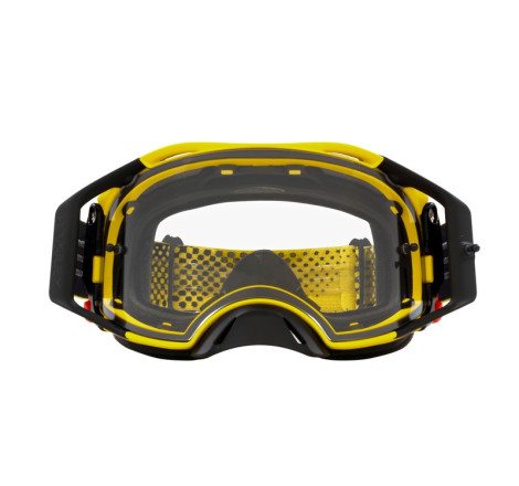 Masque OAKLEY Airbrake MX Moto Yellow B1B – écran clair