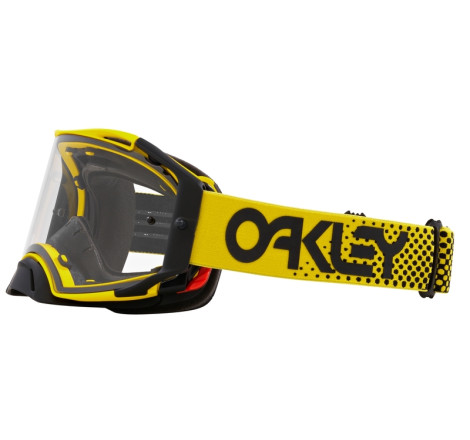 Masque OAKLEY Airbrake MX Moto Yellow B1B – écran clair