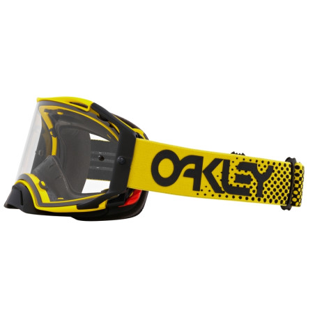 Masque OAKLEY Airbrake MX Moto Yellow B1B – écran clair