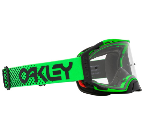 Masque OAKLEY Airbrake MX Moto Green B1B – écran clair