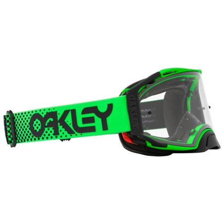 Masque OAKLEY Airbrake MX Moto Green B1B – écran clair