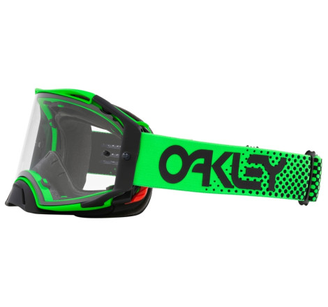 Masque OAKLEY Airbrake MX Moto Green B1B – écran clair