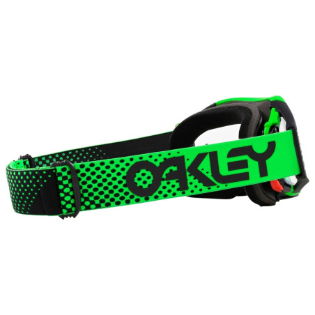 Masque OAKLEY Airbrake MX Moto Green B1B – écran clair