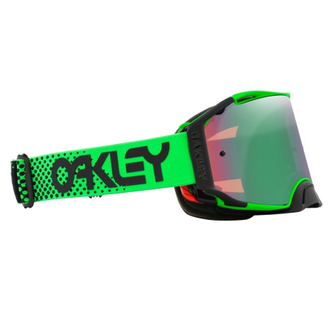 Masque OAKLEY Airbrake MX Moto Green B1B – Écran Prizm™ MX Jade