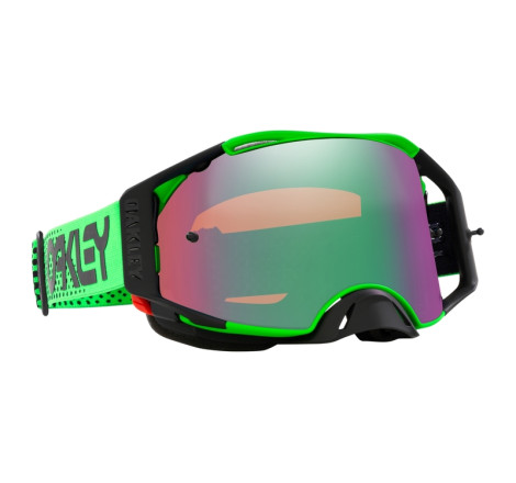Masque OAKLEY Airbrake MX Moto Green B1B – Écran Prizm™ MX Jade