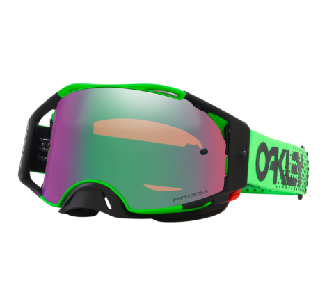 Masque OAKLEY Airbrake MX Moto Green B1B – Écran Prizm™ MX Jade