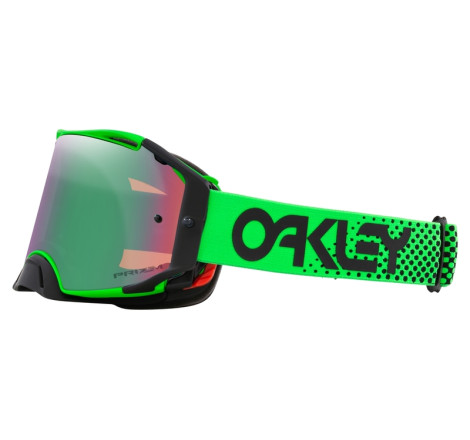 Masque OAKLEY Airbrake MX Moto Green B1B – Écran Prizm™ MX Jade