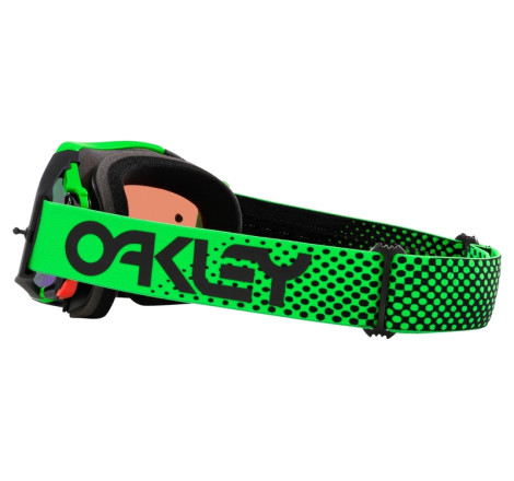 Masque OAKLEY Airbrake MX Moto Green B1B – Écran Prizm™ MX Jade
