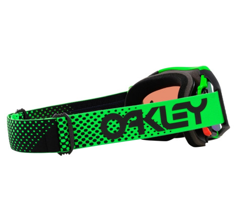Masque OAKLEY Airbrake MX Moto Green B1B – Écran Prizm™ MX Jade