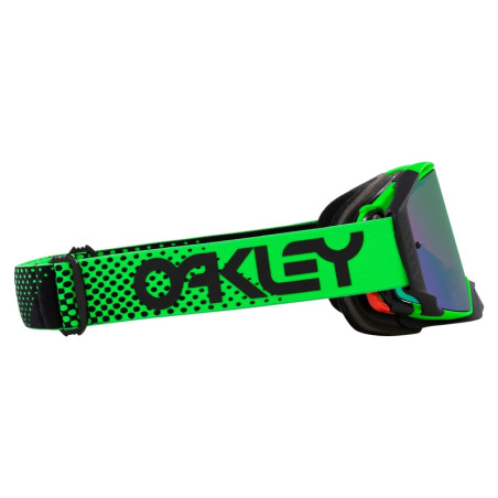 Masque OAKLEY Airbrake MX Moto Green B1B – Écran Prizm™ MX Jade