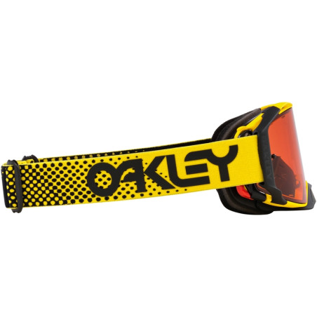 Masque OAKLEY Airbrake MX Moto Yellow B1B – Écran Prizm™ MX Bronze