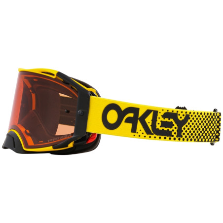 Masque OAKLEY Airbrake MX Moto Yellow B1B – Écran Prizm™ MX Bronze