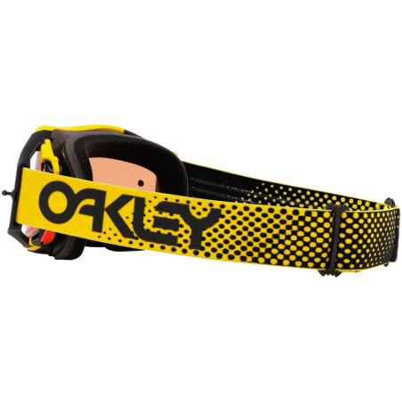 Masque OAKLEY Airbrake MX Moto Yellow B1B – Écran Prizm™ MX Bronze