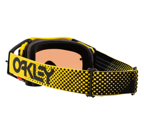Masque OAKLEY Airbrake MX Moto Yellow B1B – Écran Prizm™ MX Bronze