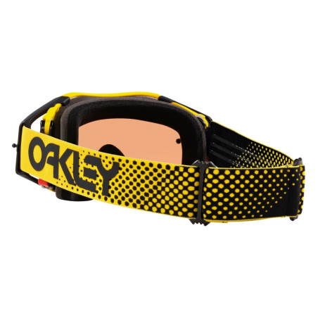 Masque OAKLEY Airbrake MX Moto Yellow B1B – Écran Prizm™ MX Bronze
