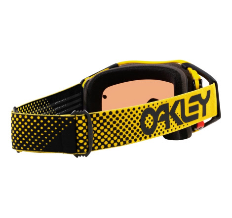 Masque OAKLEY Airbrake MX Moto Yellow B1B – Écran Prizm™ MX Bronze