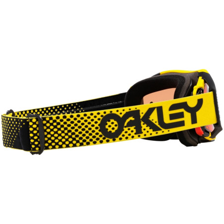 Masque OAKLEY Airbrake MX Moto Yellow B1B – Écran Prizm™ MX Bronze