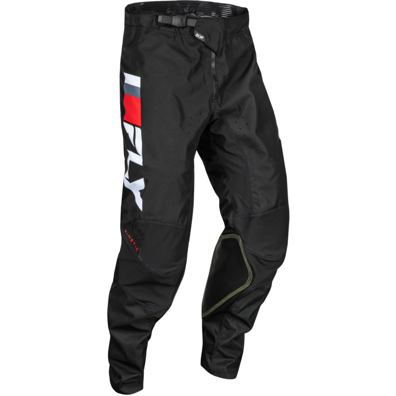 Pantalon FLY RACING Taille 34 Kinetic Prix - rouge/gris/blanc