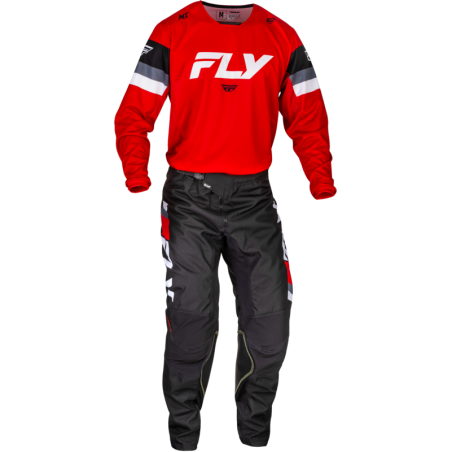 Pantalon FLY RACING Taille 34 Kinetic Prix - rouge/gris/blanc