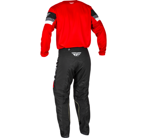 Pantalon FLY RACING Taille 34 Kinetic Prix - rouge/gris/blanc