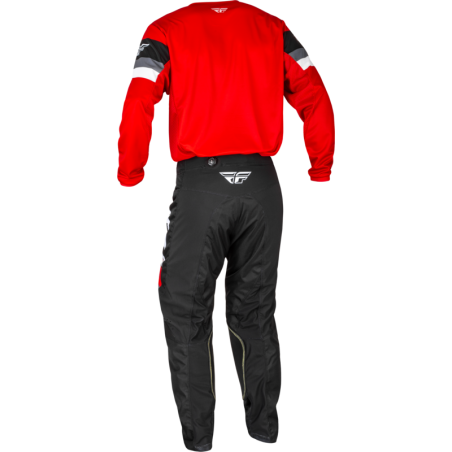 Pantalon FLY RACING Taille 34 Kinetic Prix - rouge/gris/blanc