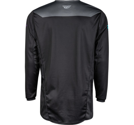 Maillot FLY RACING Taille L Kinetic Reload - anthracite/noir/Blue Iridium
