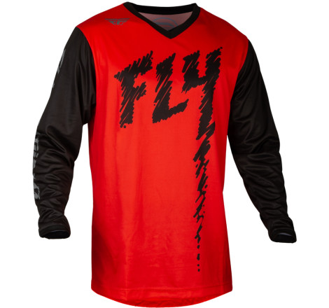 Maillot enfant FLY RACING F-16 - rouge/noir/gris