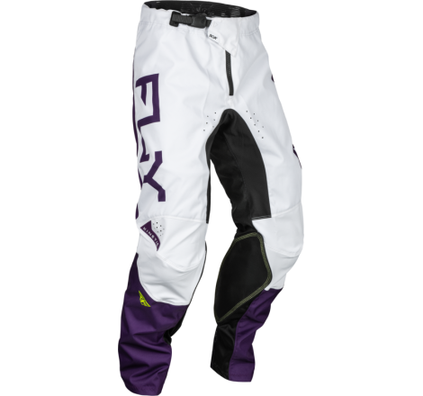 Pantalon FLY RACING Taille 36 Kinetic Reload - Deep Purple/blanc/jaune fluo