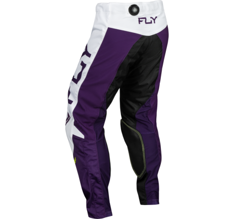 Pantalon FLY RACING Taille 36 Kinetic Reload - Deep Purple/blanc/jaune fluo