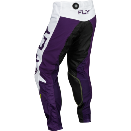 Pantalon FLY RACING Taille 36 Kinetic Reload - Deep Purple/blanc/jaune fluo