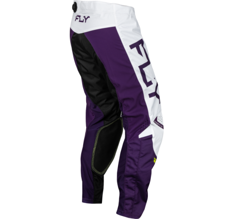 Pantalon FLY RACING Taille 36 Kinetic Reload - Deep Purple/blanc/jaune fluo