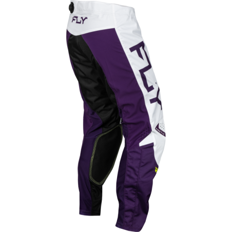 Pantalon FLY RACING Taille 36 Kinetic Reload - Deep Purple/blanc/jaune fluo