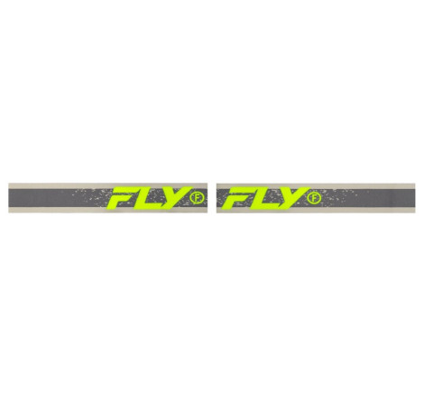 Masque FLY RACING Zone Dark Grey/Hi-Vis – écran Iridescent Green