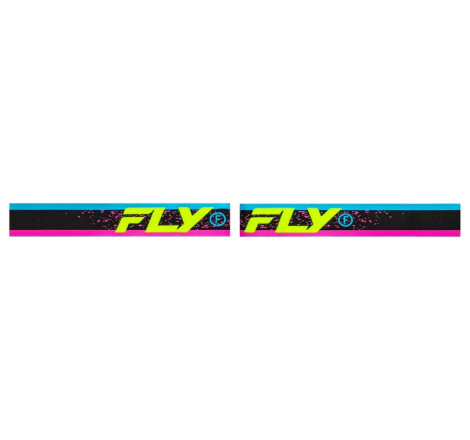 Masque FLY RACING Zone Rose/Noir – écran noir fumé