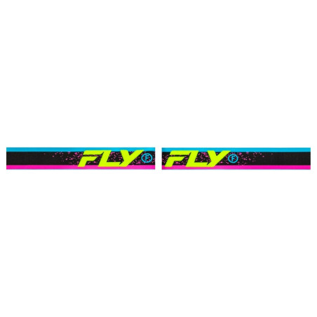 Masque FLY RACING Zone Rose/Noir – écran noir fumé